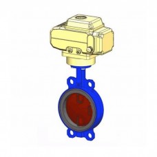 Затвор дисковый поворотный чугун VPI4448-N24EP Ду 40 Ру16 межфл с эл/приводом Nutork 230В диск чугун манжета EPDM Tecofi VPI4448-N24EP0040